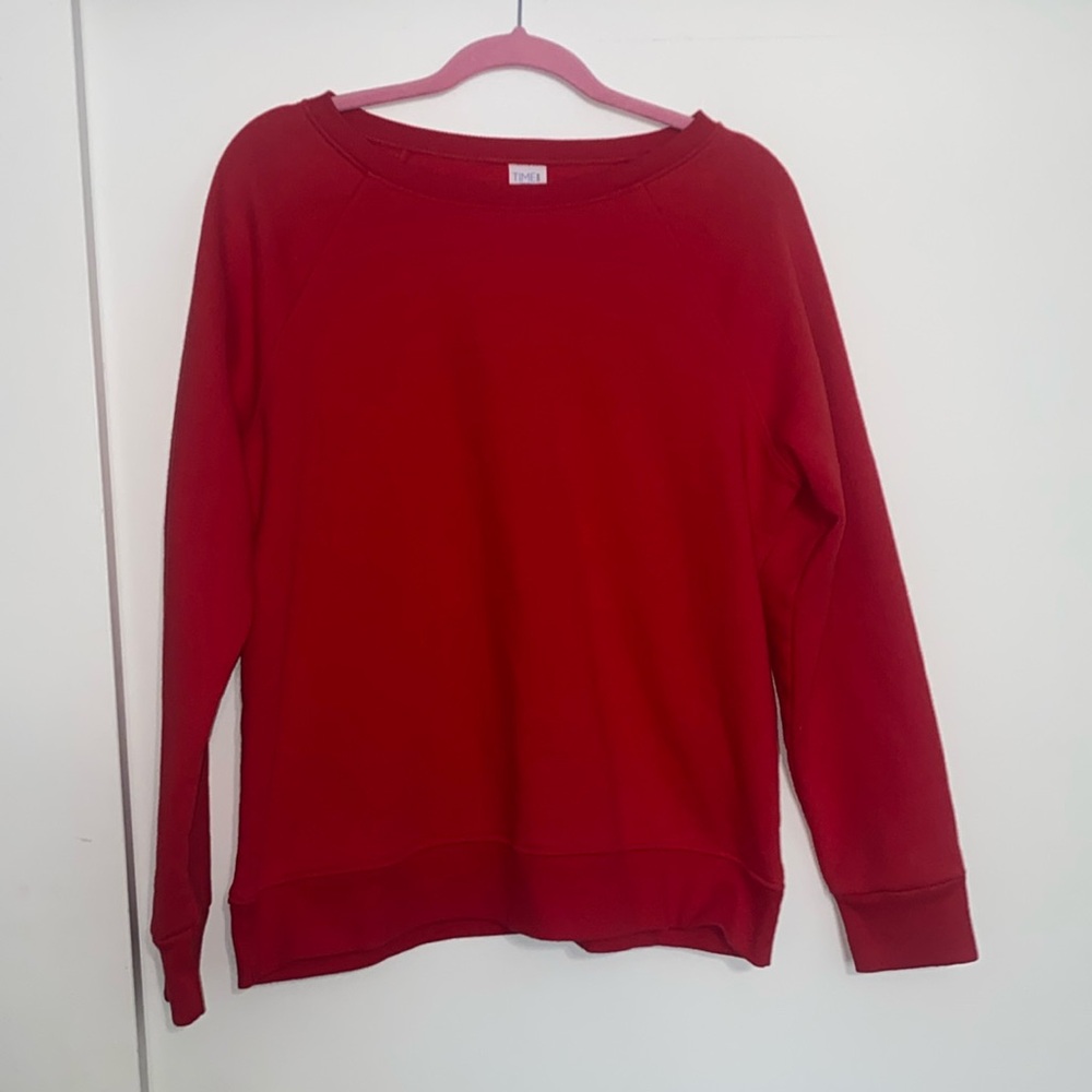 Time and Tru Red sweatshirt